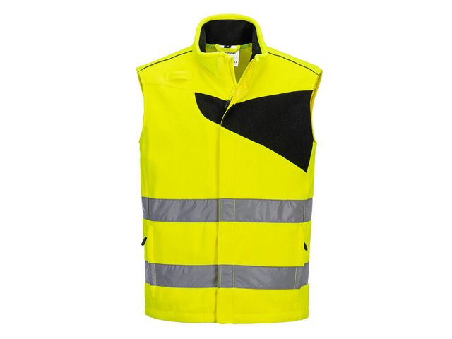 Fleeceväst PW2 Hi-Vis gul L